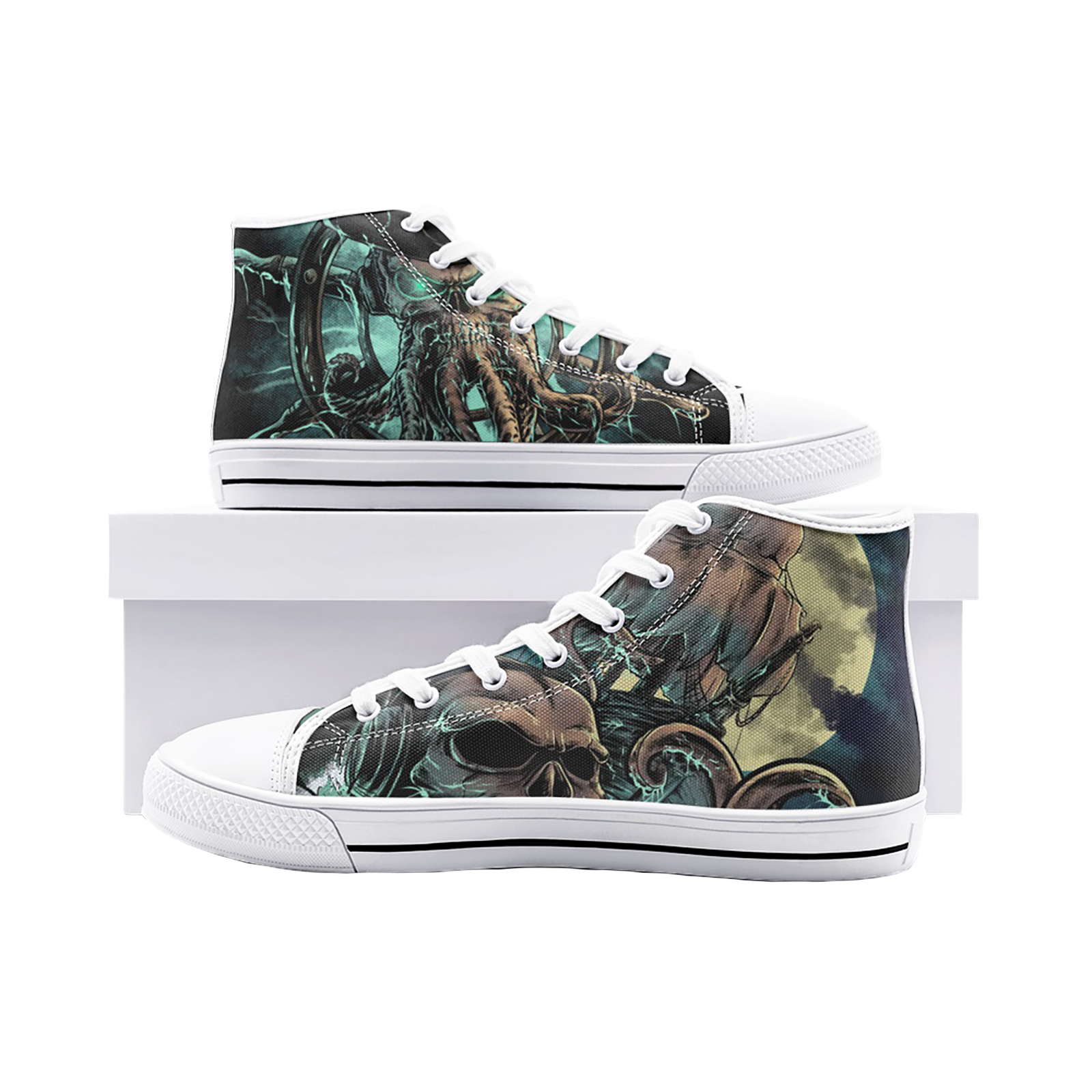 "Eldritch Dreams" High Top Canvas Shoes