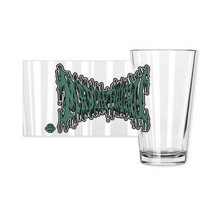 "Madcapthulhu" Metalized Pint Glass